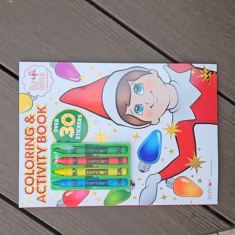 THE ELF ON THE SHELF COLORING AND ACTIVITY BOOK